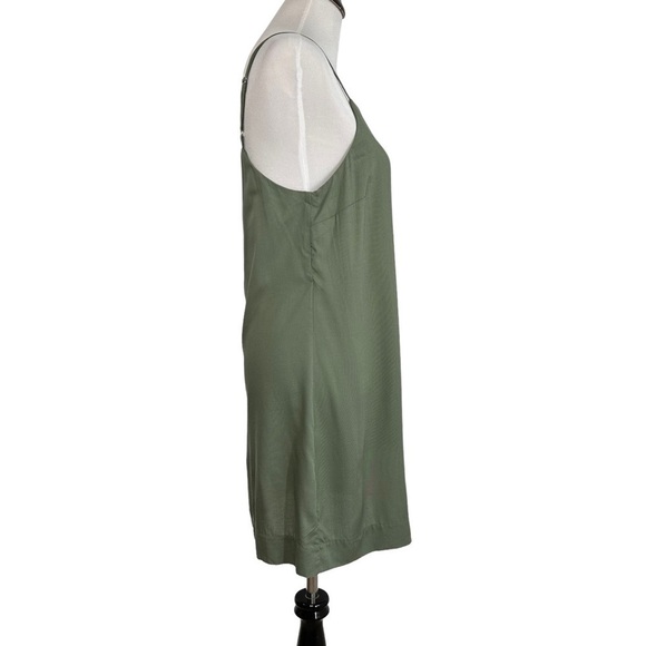 Monki Womens Belle Sleeveless Mini Dress Size 38 US 6 Green Spaghetti Straps - Picture 4 of 10